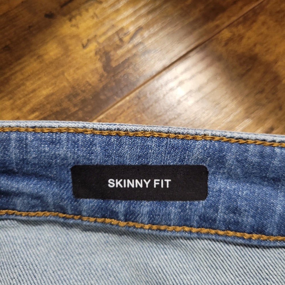 Judy Blue Skinny Jeans Women Size 13/31 Medium Blue Tummy Control - Picture 9 of 13